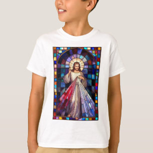 T-shirt Chemise pour enfants Divine Miséricorde Jésus