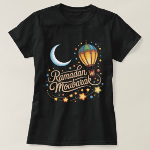 T-shirt Chemise pour enfants Ramadan Moubarak Ballon à air