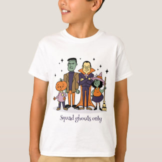 T-shirt Chemise pour enfants Squad Ghouls Only Halloween