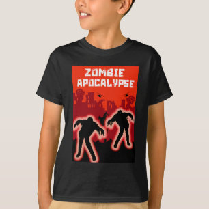 T-shirt Chemise pour enfants Zombie Apocalypse