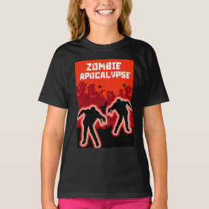 T-shirt Chemise pour enfants Zombie Apocalypse