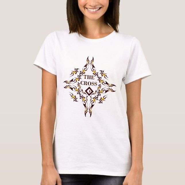 T-shirt Chemise pour femmes à croix (Devant)