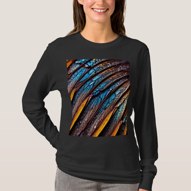 T-shirt Chemise pour femmes à manches longues (Devant)