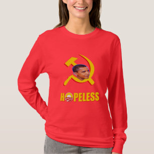 T-shirt Chemise pour femmes à manches longues Anti Obama d