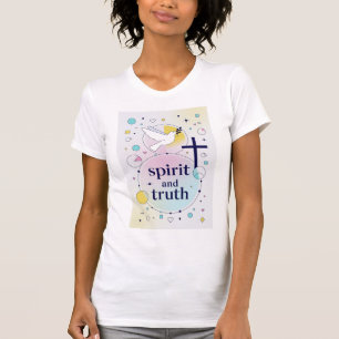 T-shirt Chemise pour femmes chrétiennes Esprit et Vérité