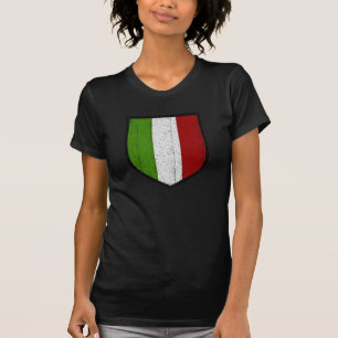 T-shirt Chemise pour femmes Drapeau de l'Italie