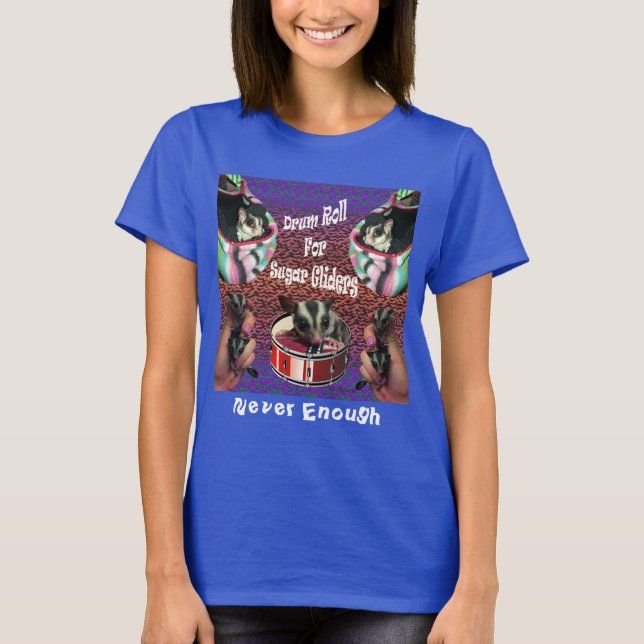 T-shirt Chemise pour femmes Drum Roll pour Sugar Gliders (Devant)