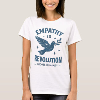 T-shirt Chemise pour femmes Empathie est une révolution Vi