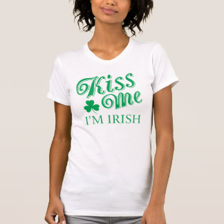 T-shirt Chemise pour femmes Saint-Patrick Kiss Me