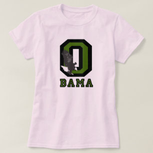 T-shirt Chemise pour femmes style universitaire Obama