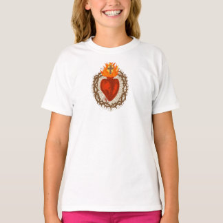 T-shirt Chemise pour fille du Sacré-Cœur de Jésus
