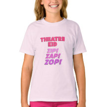 Chemise pour filles de théâtre Enfant Zip-Zap-Zop
