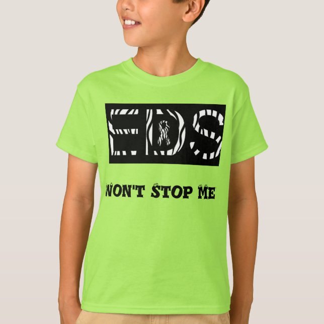 T-shirt Chemise pour garçons atteints du syndrome d'Ehler  (Devant)