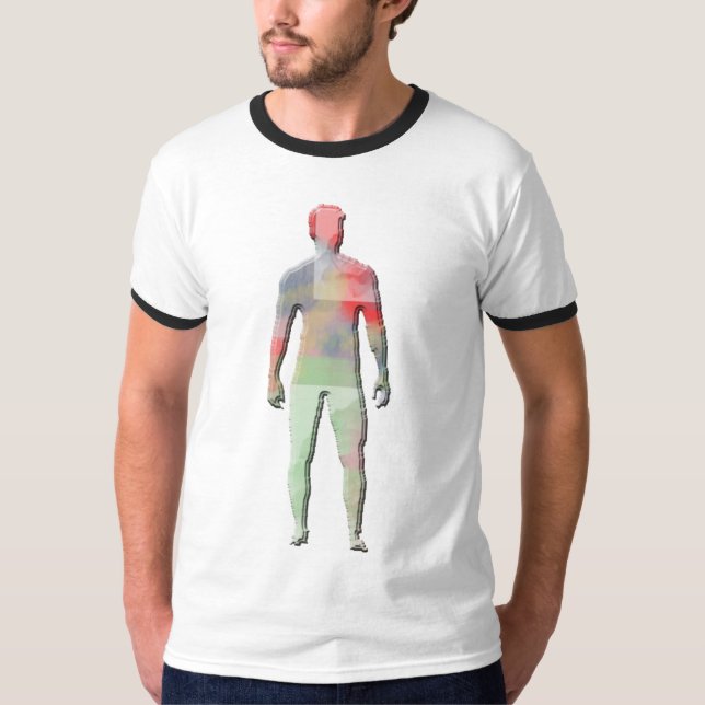 T-shirt Chemise pour homme (Devant)