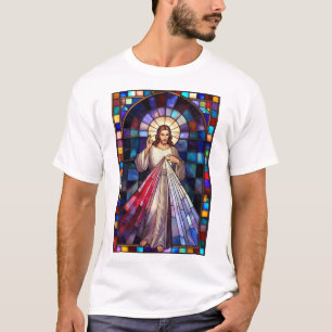 T-shirt Chemise pour homme Divine Miséricorde Jésus
