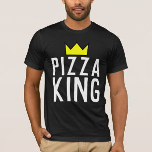 T-SHIRT CHEMISE POUR HOMME PIZZA KING POUR PAPA