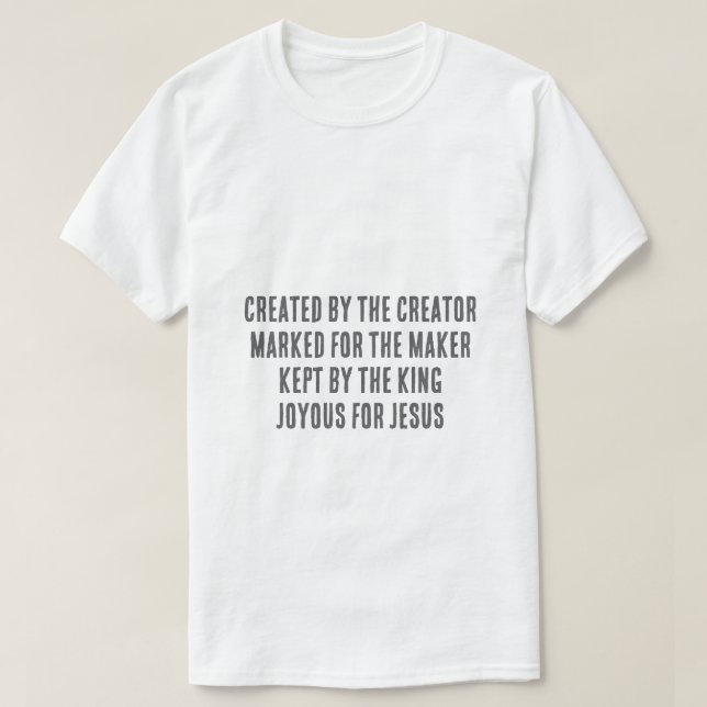 T-shirt Chemise pour hommes (Design devant)