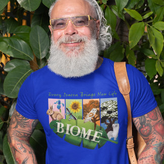 T-shirt Chemise pour hommes Biome Seasons