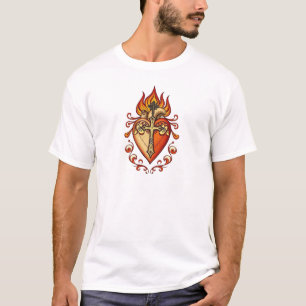 T-shirt Chemise pour hommes catholiques Sacred Heart