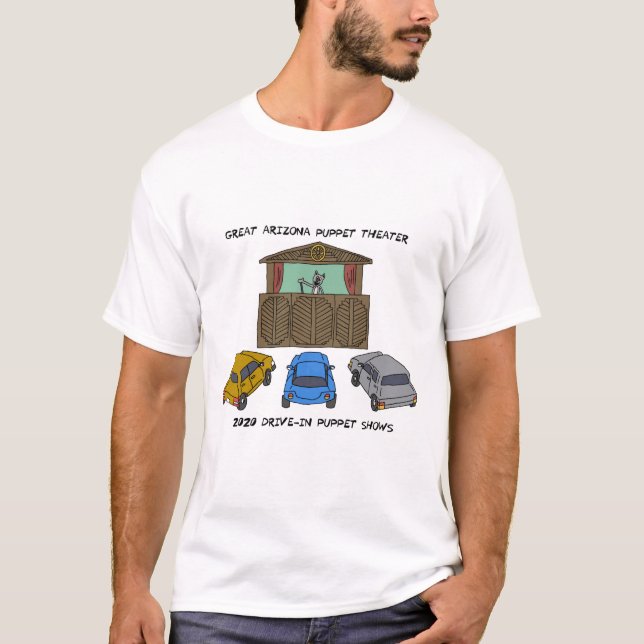 T-shirt Chemise pour hommes de marionnettes au volant (Devant)