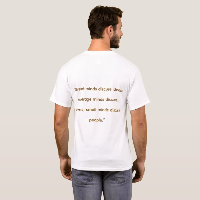 T-shirt chemise pour hommes et femmes (Dos entier)