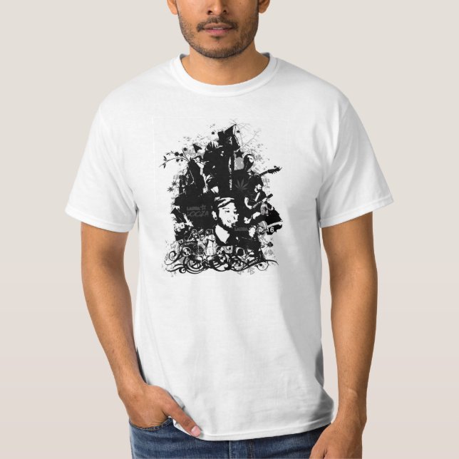 T-shirt chemise pour le pique-nique (Devant)