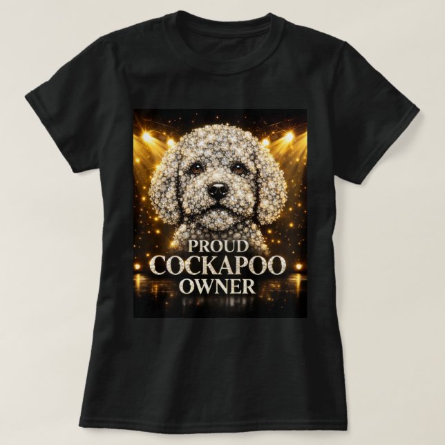 T-shirt Chemise pour propriétaire fier de Cockapoo | Cadea (Design devant)
