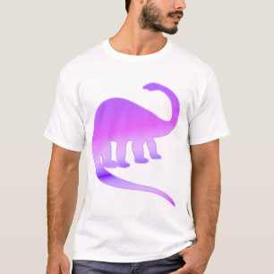 T-shirt Chemise pourpre d'Apatosaurus (brontosaure)