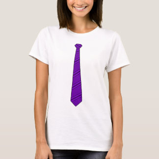 T-shirt Chemise pourpre de cravate
