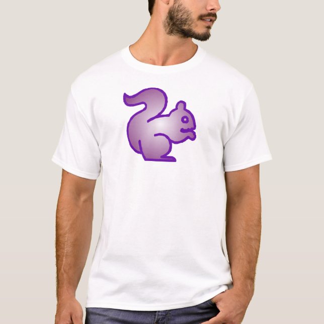 T-shirt Chemise pourpre d'écureuil (Devant)