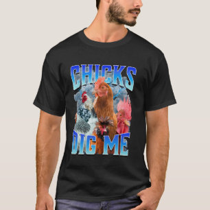 T-shirt Chemise Poussins de Pâques M'aiment Drôle Rétro Vi