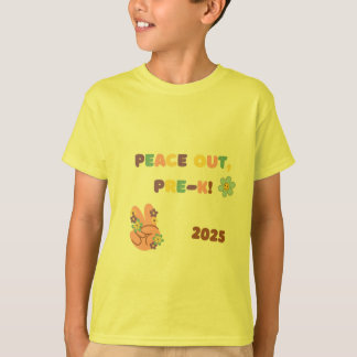 T-shirt Chemise pré-K Peace Out !