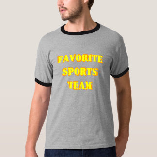 T-shirt Chemise préférée d'équipe de sports