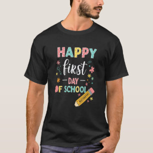 T-shirt Chemise Premier Jour D'école Professeur Enfants Do