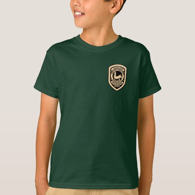 T-shirt Chemise Prescott Junior Ranger Badge (Devant)
