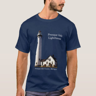 T-shirt Chemise Presque Isle Lighthouse foncé