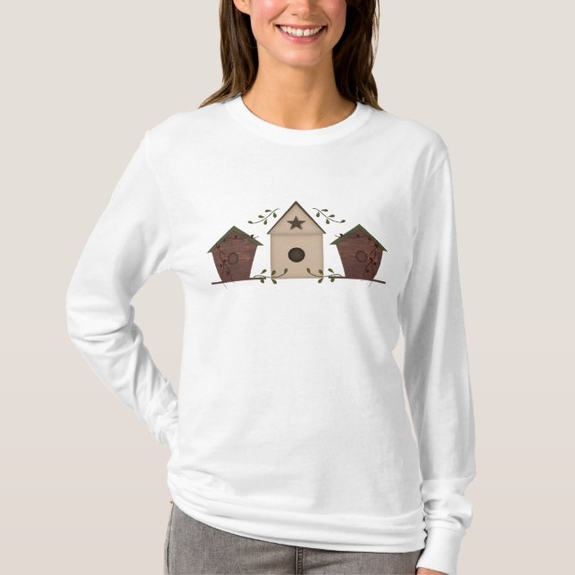 T-shirt Chemise Primitive Birdhouses (Devant)