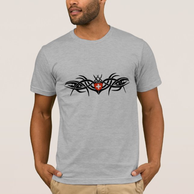 T-shirt Chemise primitive d'art (Devant)
