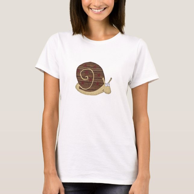 T-shirt Chemise primitive d'escargot (Devant)