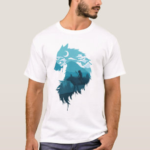 T-shirt chemise princesse mononoke, tee ghibli studio.