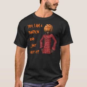 T-shirt Chemise principale d'attitude de citrouille