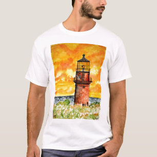 T-shirt chemise principale gaie de vignoble de marthas de