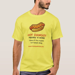 T-shirt Chemise promotionnelle de hot-dog