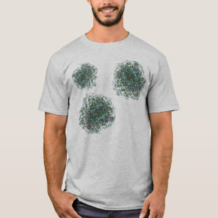 T-shirt Chemise psychédélique de globes