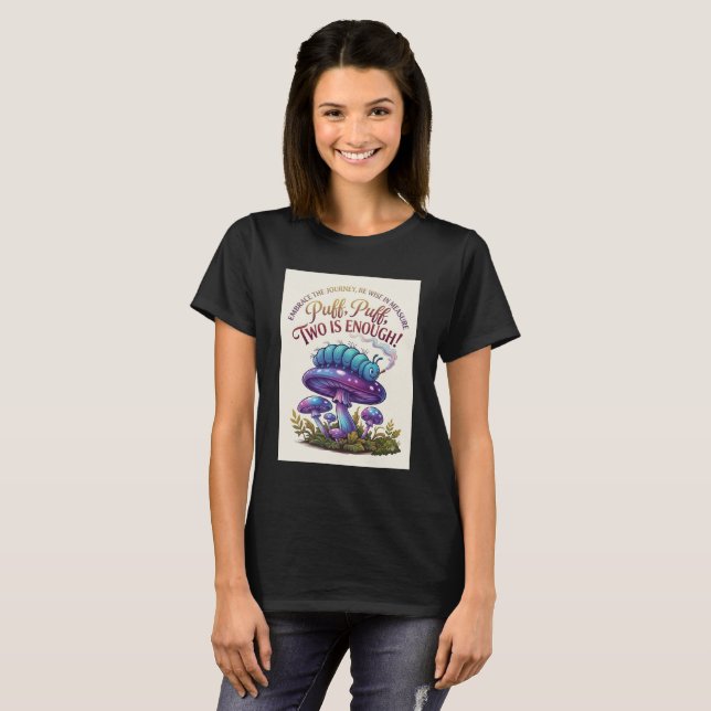 T-shirt Chemise Puff Puff Two Is Enough Chenille (Devant entier)