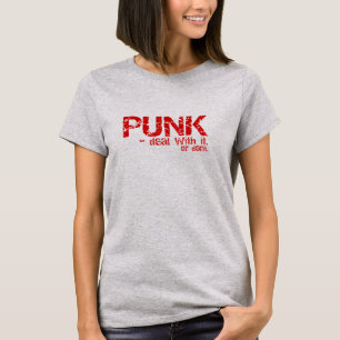 T-shirt Chemise PUNK - choisir style & couleur