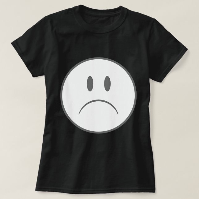 T-SHIRT CHEMISE PUNK GOTH VISAGE RENFROGNÉ (Design devant)