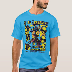 T-shirt Chemise Punk's Not Dead – DIY Cri de Rock Punk 