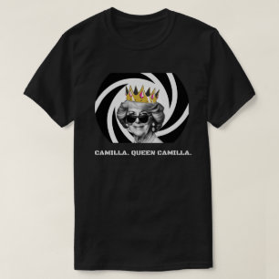 T-shirt Chemise Queen Camilla pour le Roi Coronaton Funny
