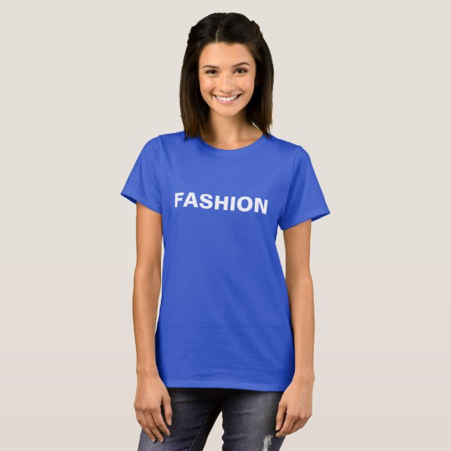 T-shirt Chemise Qui Dit Mode (Devant entier)